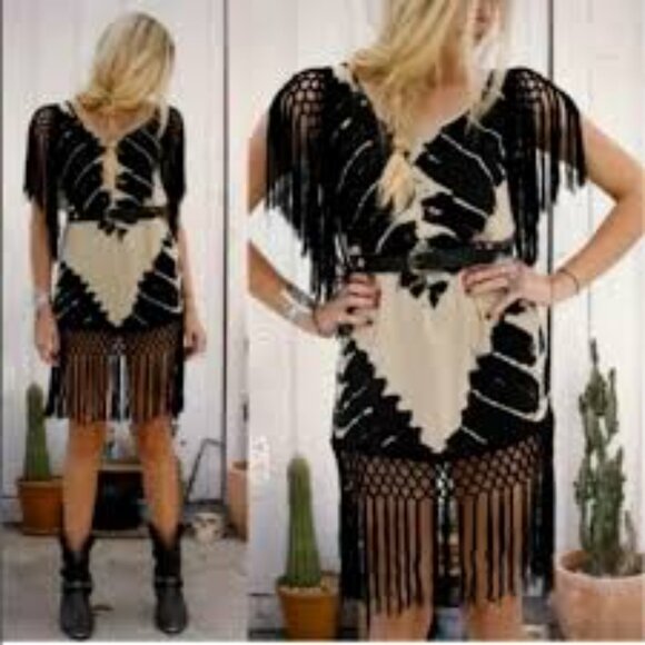 Spell Tops - 🪄 Spell Lolita Storm Chaser Fringe Tank Size S